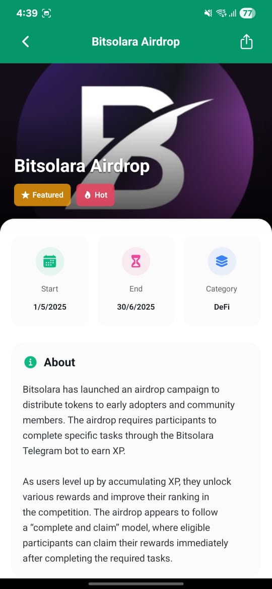 Airdrop Details